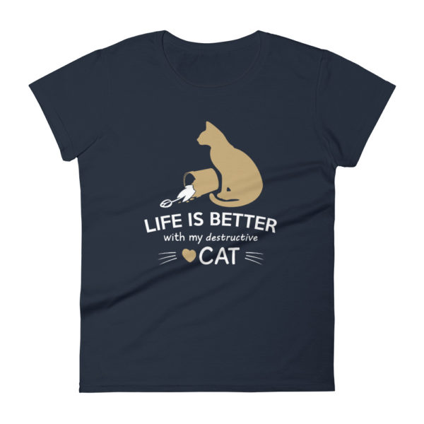 Cat Lover Women's Fashion Fit T-shirt