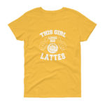 Coffee Lover Latte Women's Loose Crew Neck T-shirt