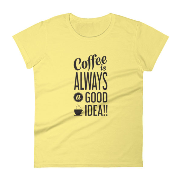 Coffee Lover Women's Fashion Fit T-shirt