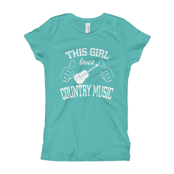 Country Music Girl's Slim Fit T-Shirt