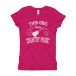 Country Music Girl's Slim Fit T-Shirt
