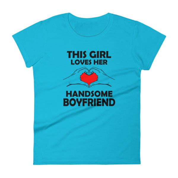Cute Girlfriend Women's Fashion Fit T-shirt