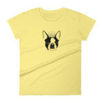 Dog Lover Boston Terrier Women's Fashion Fit T-shirt