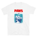 Funny PAWS Cat Men's/Unisex T-Shirt