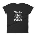 Funny Women's Fishing T-shirt (Fashion Fit)