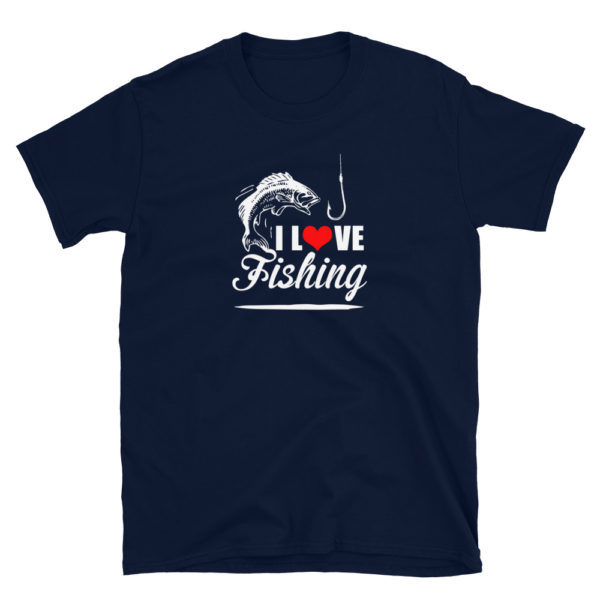 I Love Fishing Men's/Unisex Soft T-Shirt