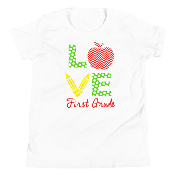 Love First Grade Premium T-Shirt for Grade 1