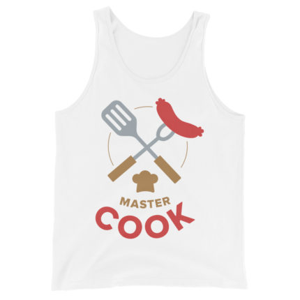 Master Cook Men's/Unisex BBQ Tank Top