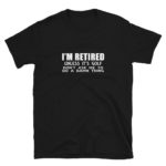 Retired Golf Men's/Unisex Soft T-Shirt