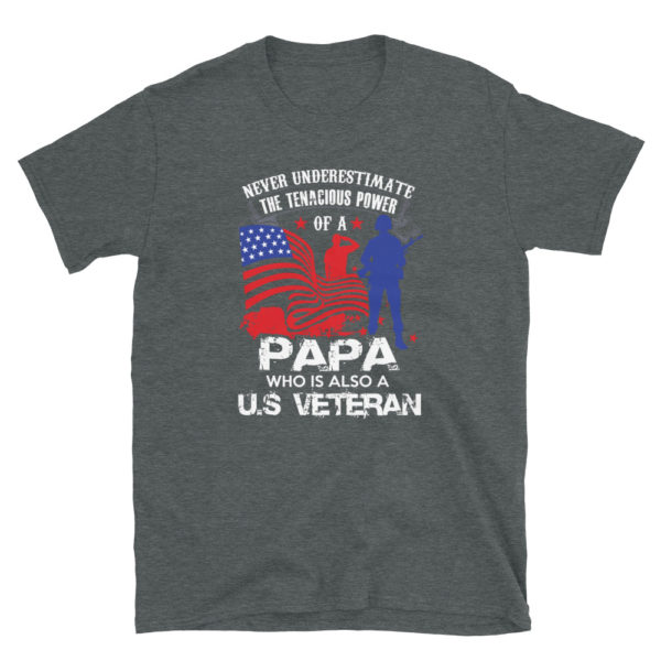 Veteran PAPA Men's Soft T-Shirt