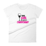 Women's Fashion Fit T-shirt for a Wine Lover