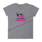 Women's Fashion Fit T-shirt for a Wine Lover