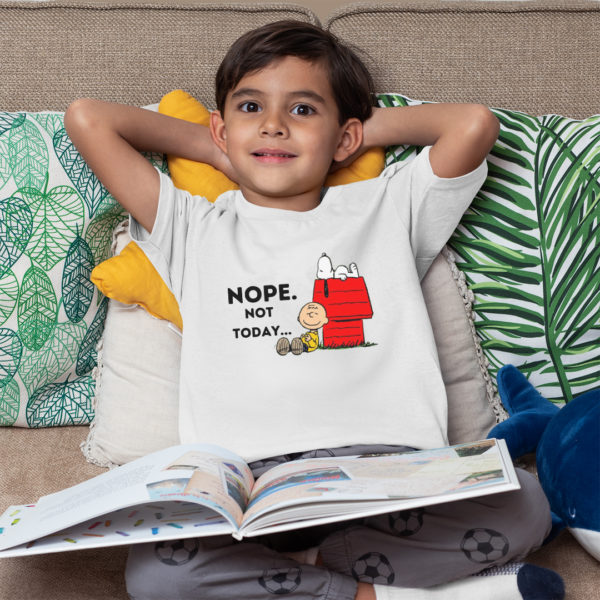 Snoopy Nope Not Today Kid's Premium T-Shirt