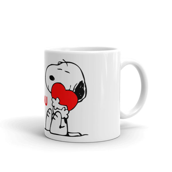 Wife or Girlfriend's Birthday Mug Snoopy Let Me Love You